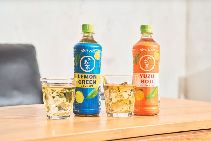 レモンやほうじ茶と掛け合わせたドリンクも