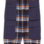 チェック柄カーゴパンツ