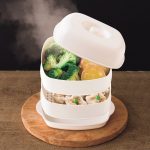 ニトリ 二品作れるレンジせいろ蒸し器(小)