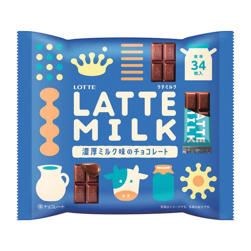 ロッテ　LATTE MILK