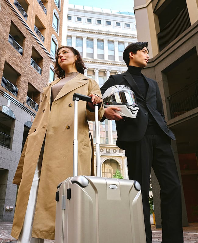 「X-CORE」は、オーナーの大切な荷物を守るだけでなく、所有する喜びも満たしてくれる