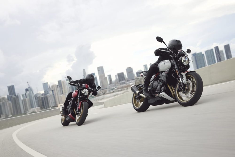 本格的な走りも楽しむことができるトライデント800