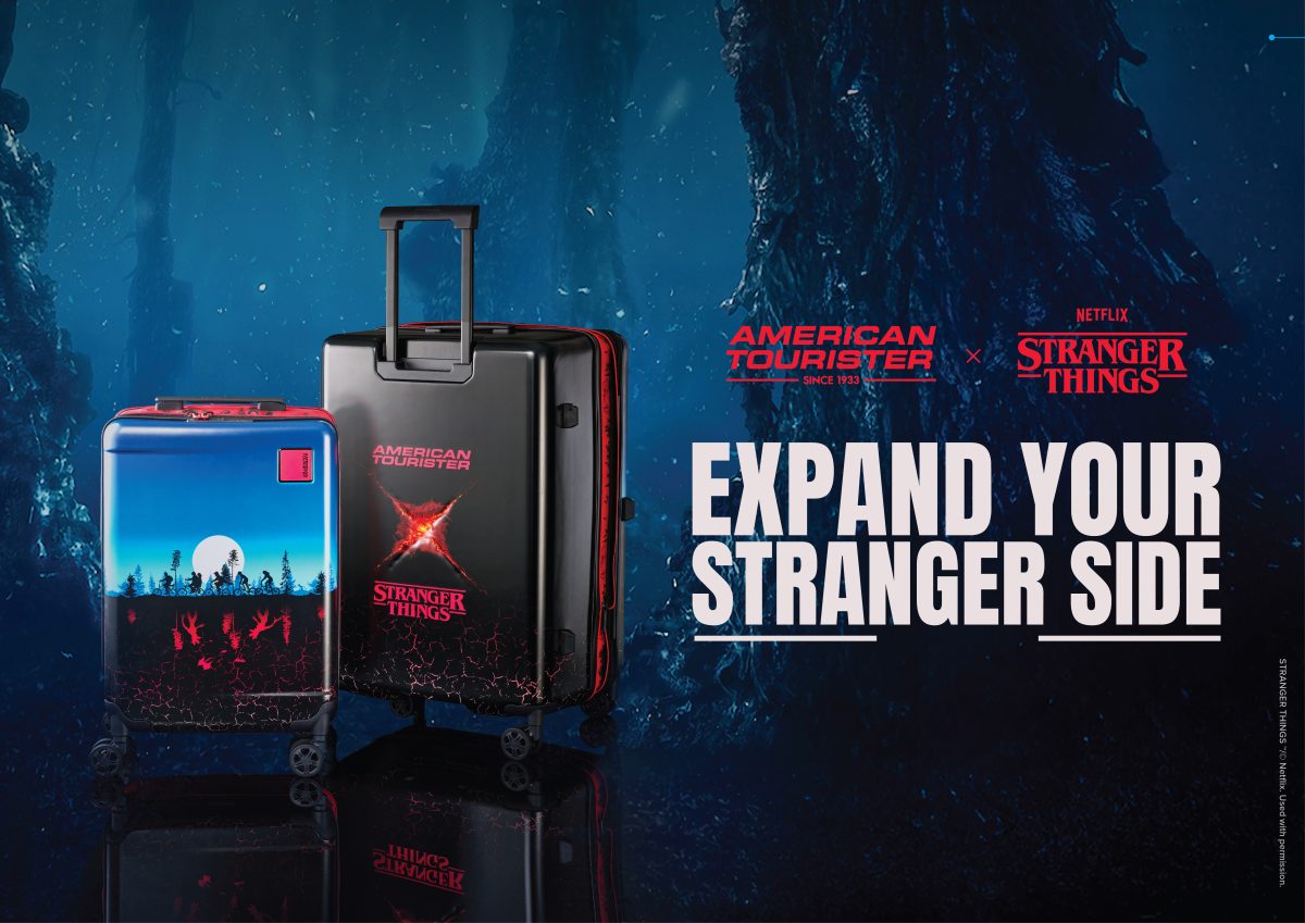 【ストレンジャー・シングスとコラボ】アメリカンツーリスターから未知の世界へと誘うトラベルアイテムが登場!キャリーケースやバックパックなど全10型を用意