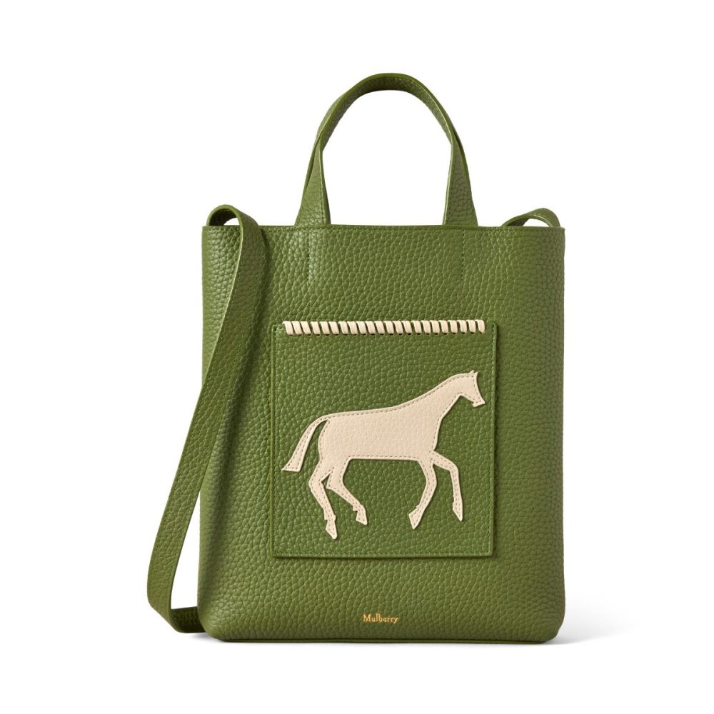 マルベリー「スモール トート - チョークホース」￥138,600／H33.5×W22×D4㎝