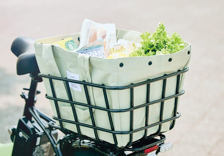 オプション設定のリアバスケット