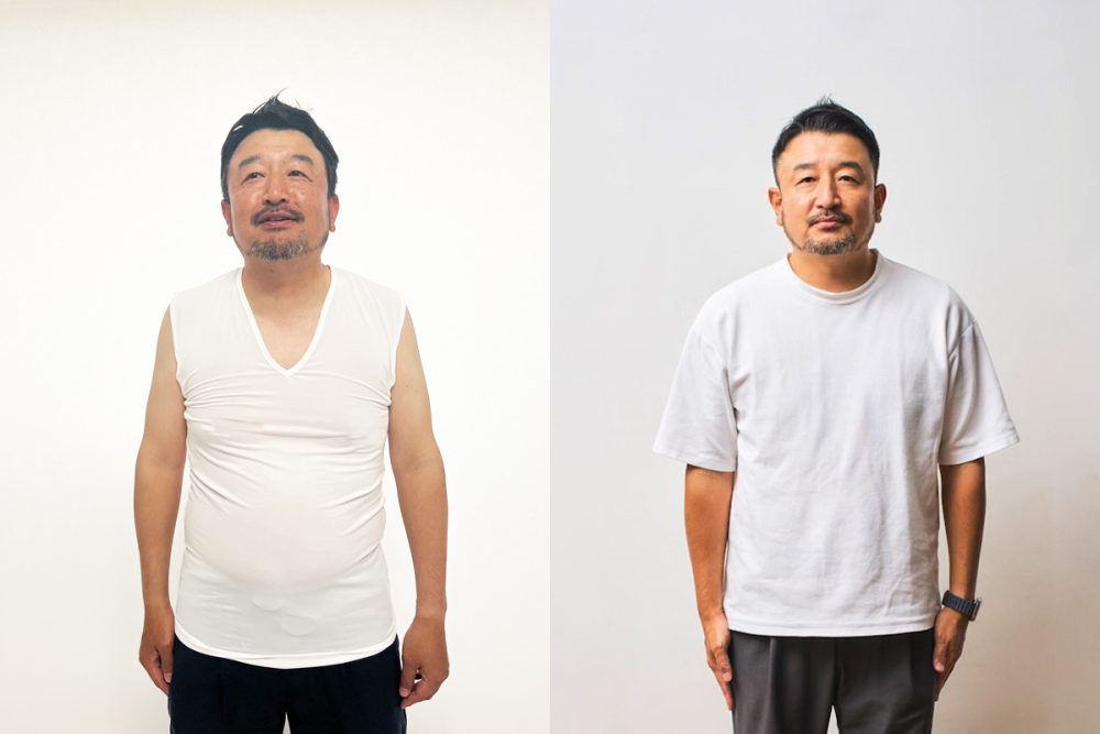 若干ほっそりしたような気が