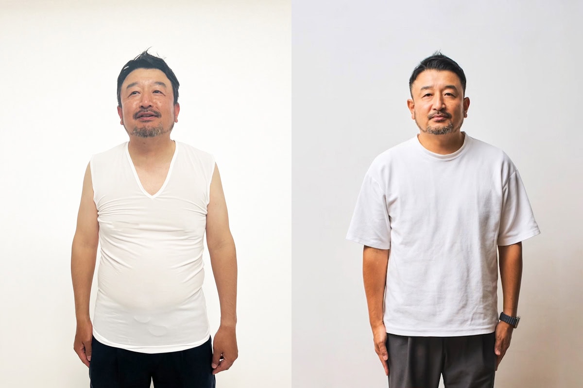 若干ほっそりしたような気が