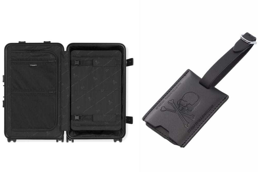 内装やラゲージタグには、ゼロハリバートンとマスターマインドのダブルロゴを配すなど、細部までアイコニックなディティールが施されている