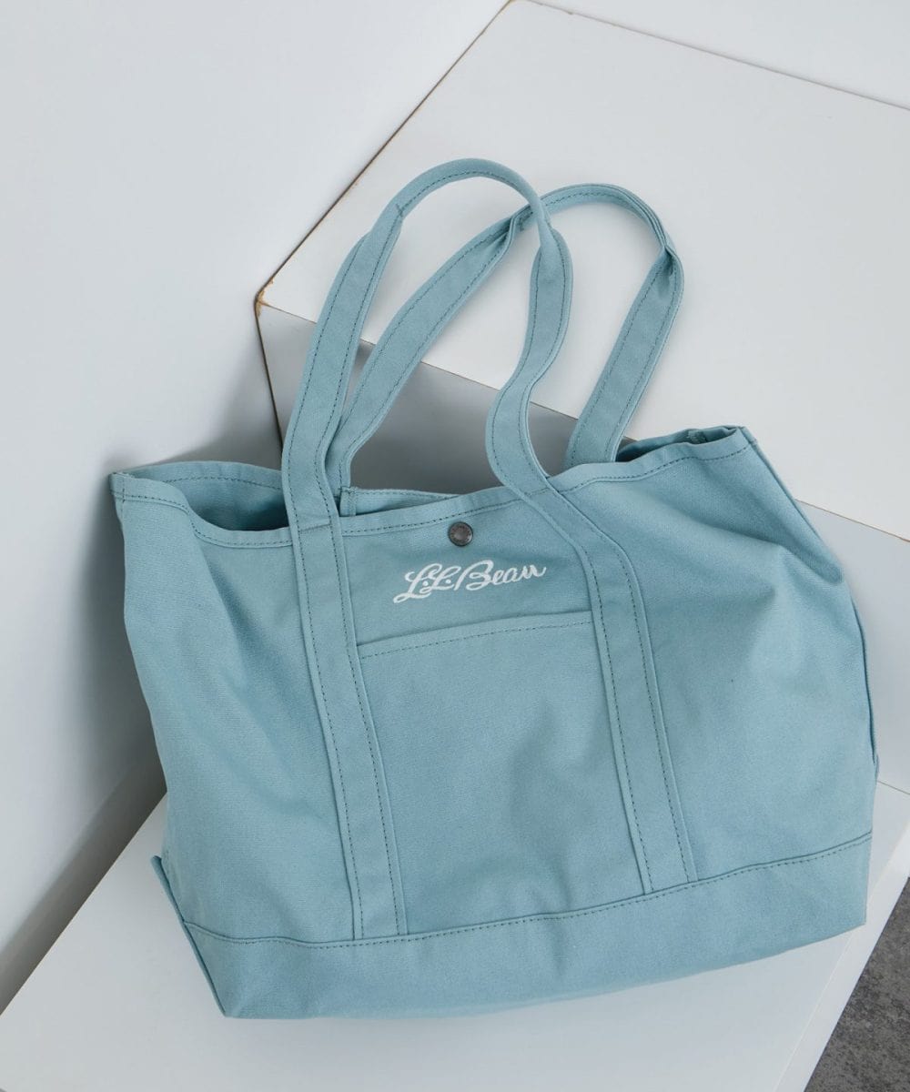 L.L.Bean for SALON「別注グローサリー・トート・ウィズ・ロング・ハンドル」￥7,920／ムスカリ