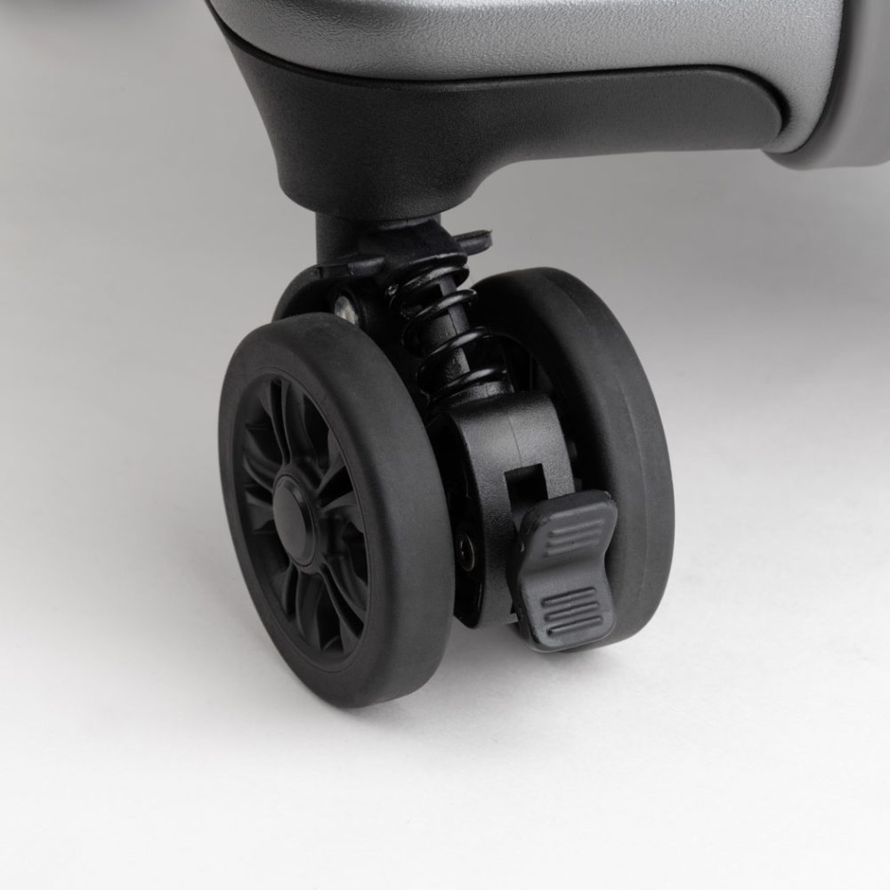 ストッパー付クッションキャスター