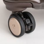 ストッパー付クッションキャスター