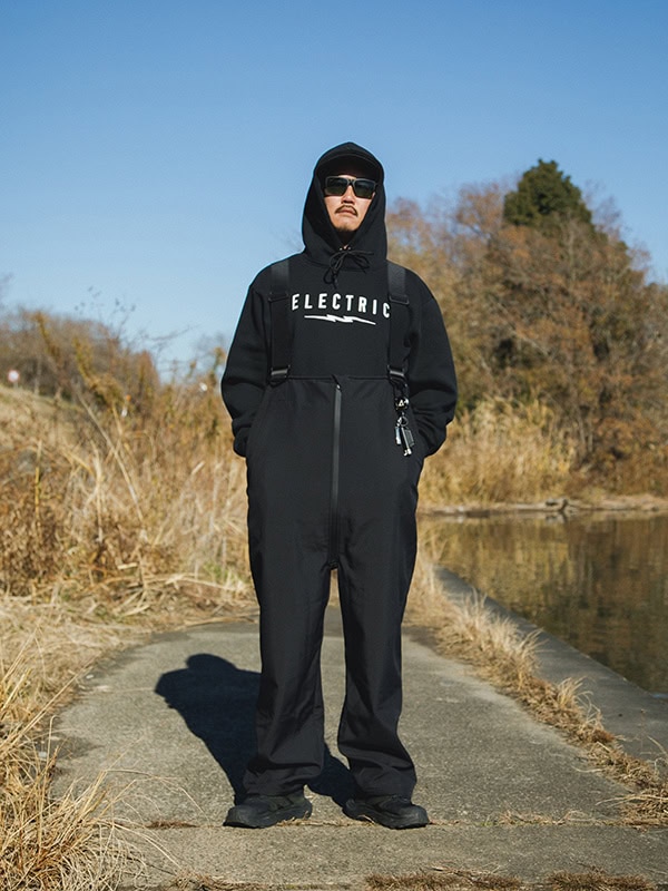 エレクトリック×レイクシーカーズ「EX WATER REPELLENT BIB PANTS」¥16,500