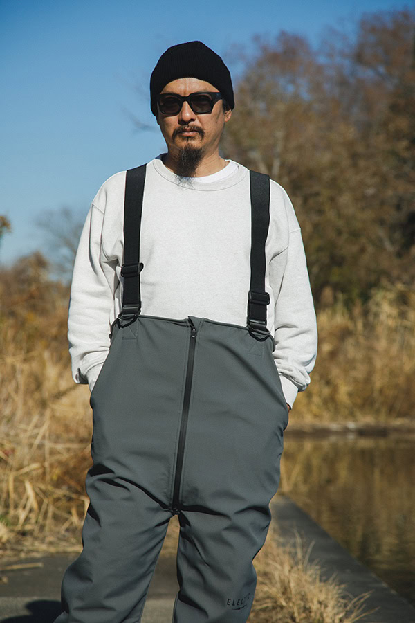 エレクトリック×レイクシーカーズ「EX WATER REPELLENT BIB PANTS」¥16,500