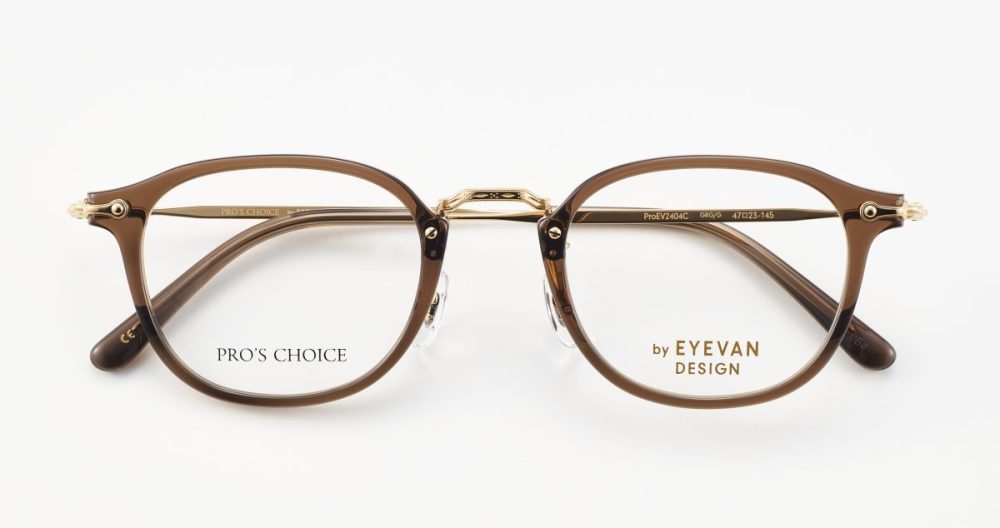 PRO'S CHOICE by EYEVAN DESIGN「ProEV2404C」￥44,000＋レンズ代／3色展開