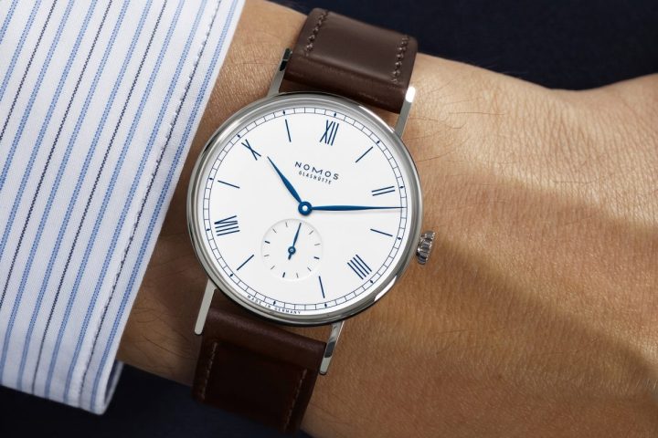 【ドイツ手巻時計の日本限定モデル】ノモスグラスヒュッテの新作「青柳」が美しすぎる。ドイツ時計と和の融合にため息
