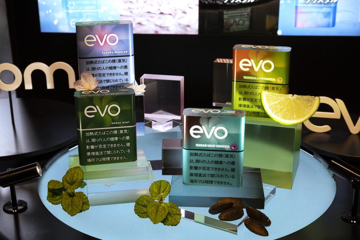 JT Ploom AURA（プルーム・オーラ）EVO（エボ）4つの新フレーバー「エボ・グリーン・ミント」、「エボ・カカオ・ミント・クリスタル」、「エボ・トロピカル・ライム・クリスタル」、「エボ・サクラ・レギュラー」