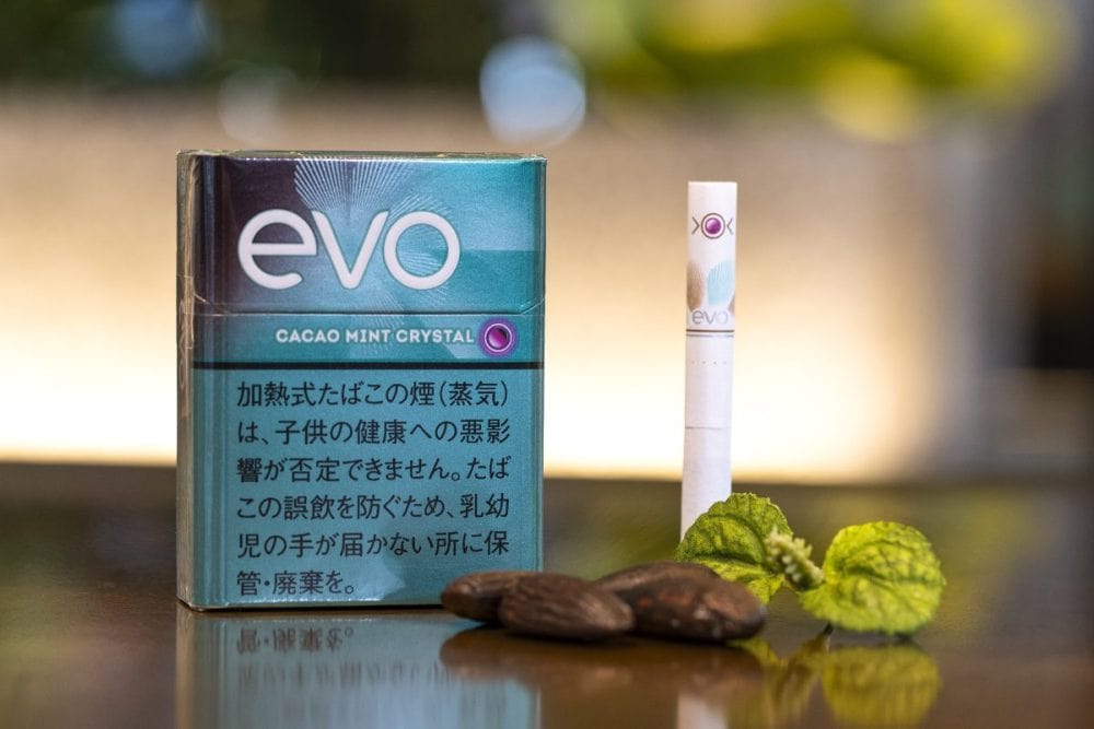 JT Ploom AURA（プルーム・オーラ）EVO（エボ）4つの新フレーバー「エボ・カカオ・ミント・クリスタル」