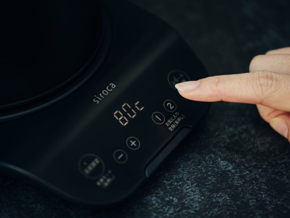 「お気に入りボタン」で好みの温度までワンタッチ