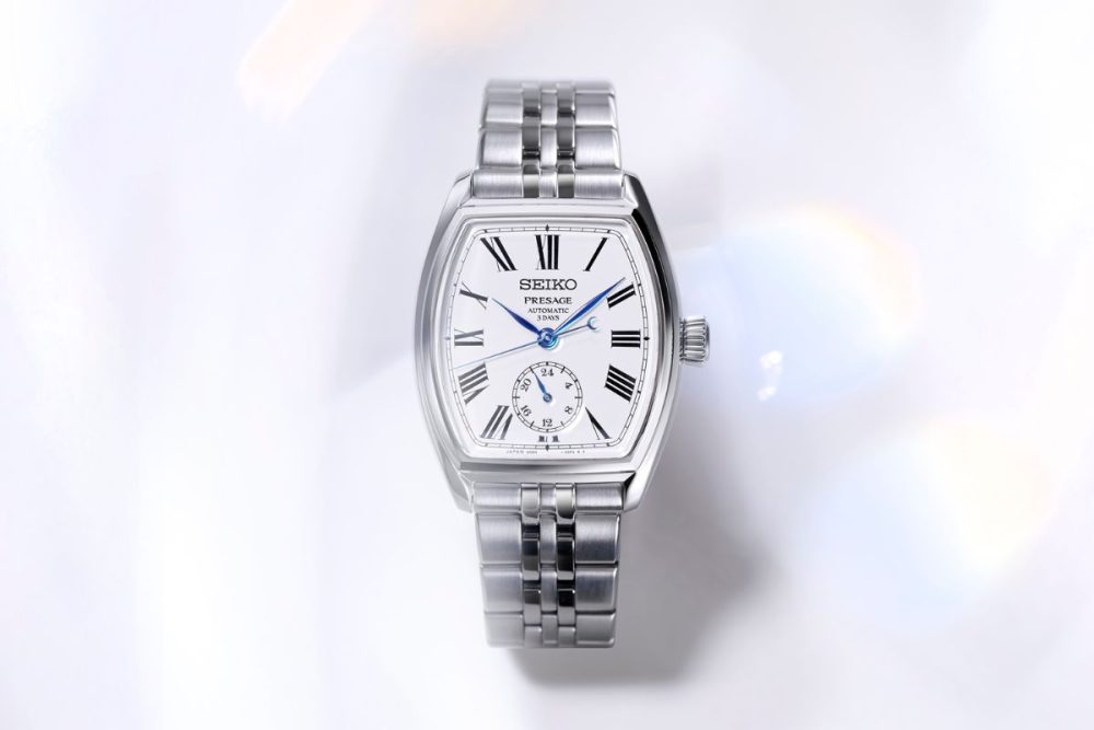 【気品がにじむ国産の自動巻モデル】セイコー プレサージュの新作はトノー型ケースに琺瑯ダイヤルを載せた気品たっぷりのドレスウオッチ