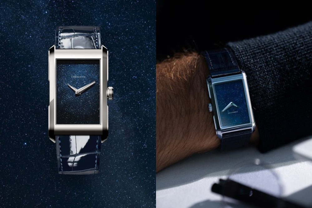 コーニッシュ「ヴィジョネア アベンチュリン」￥77,000／クオーツ／24×39.5㎜／5気圧防水