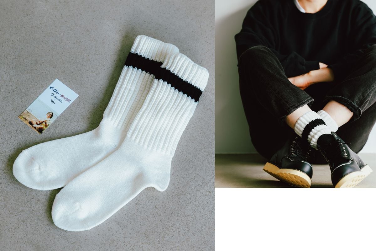 奥田民生×タビオ『復刻版「イージュー★ライダー」ソックス』￥1,980