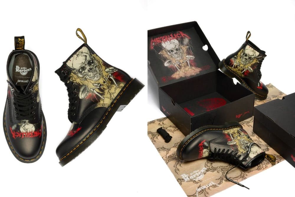 ドクターマーチン「1460 Metallica Skull Lightening」￥33,000