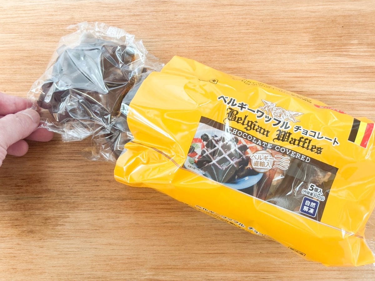 1個あたり76.4円。コスパよすぎのワッフルです