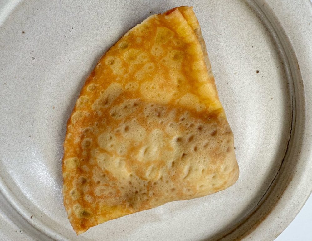 もっちり生地のクレープ