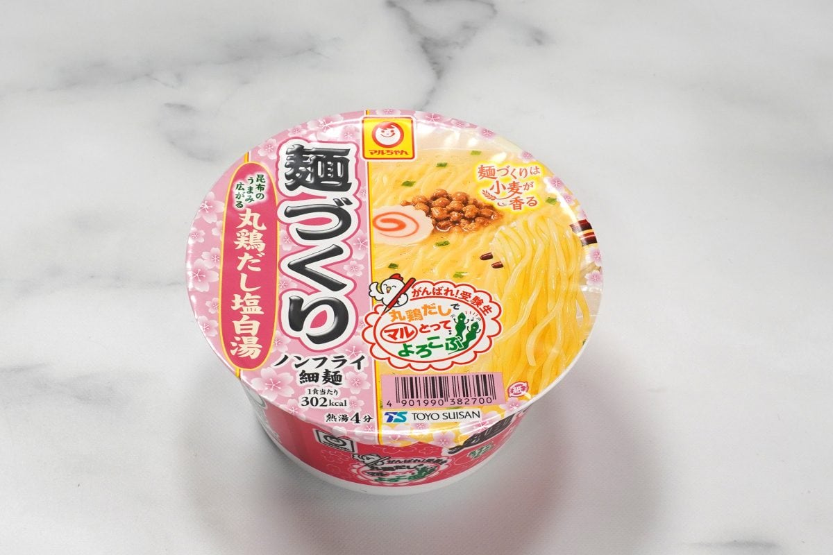 カップ麺・菓子 / 麺づくり・丸鶏だしうどん・わかめラーメン・カプリコ・ピコラ他 このカップ麺がマジで激ウマ！」さっぱり上品ダシが体に染み入る…マル