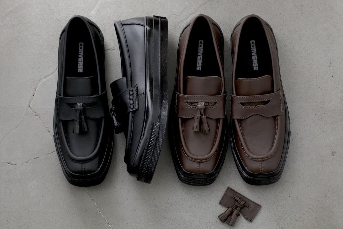コンバース】革靴顔なのに履き心地はスニーカー！タッセル付き2WAY仕様