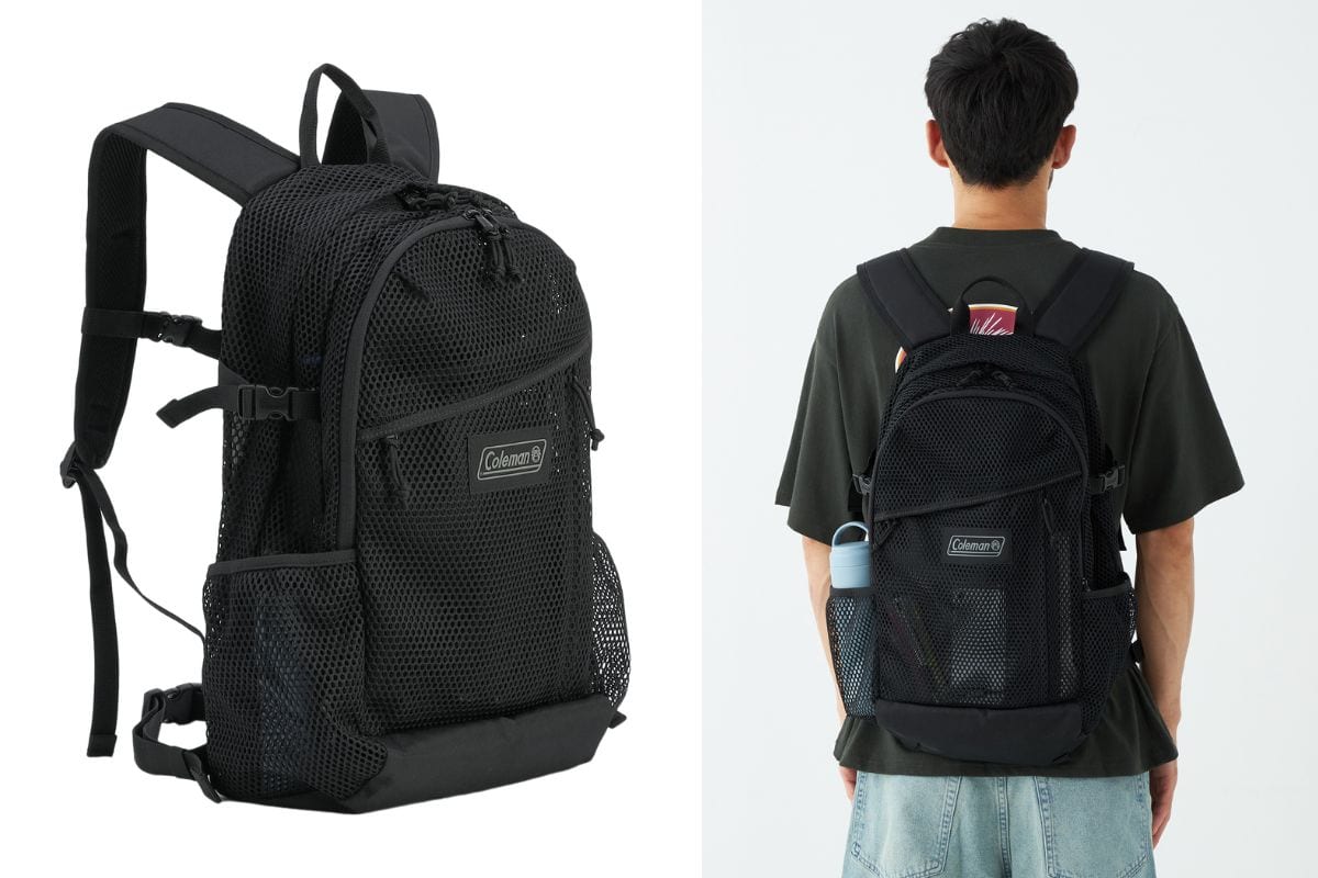 コールマン「ウォーカー25 メッシュ」¥8,250/約W31×H45×D20㎝/約25ℓ