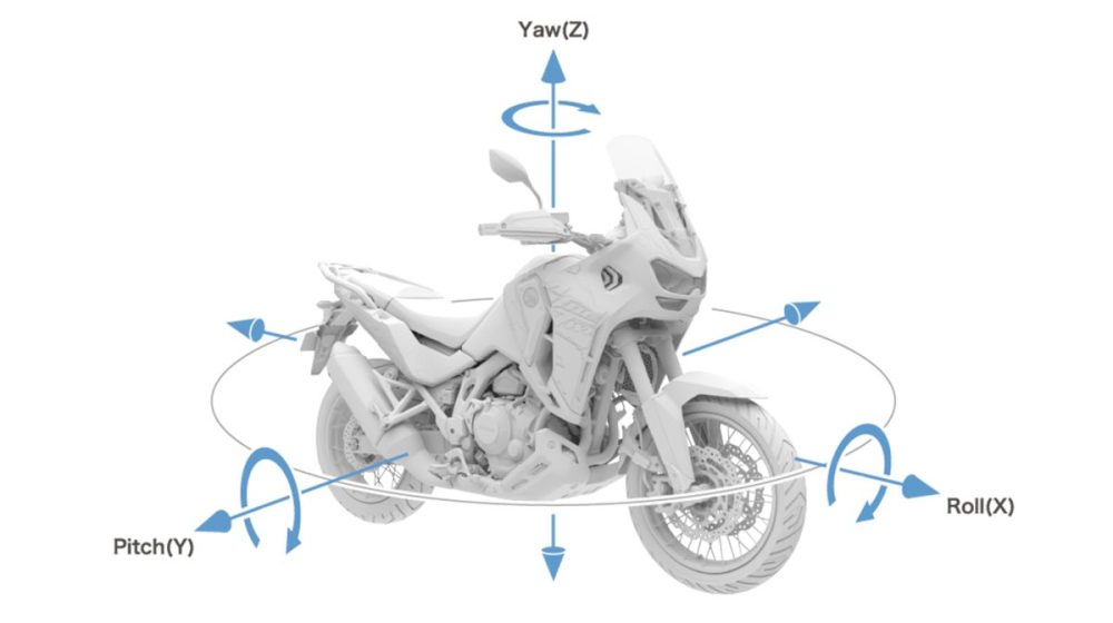 6軸IMU（慣性センサー）が緻密な車体コントロールを実現し、快適な走りをサポート
