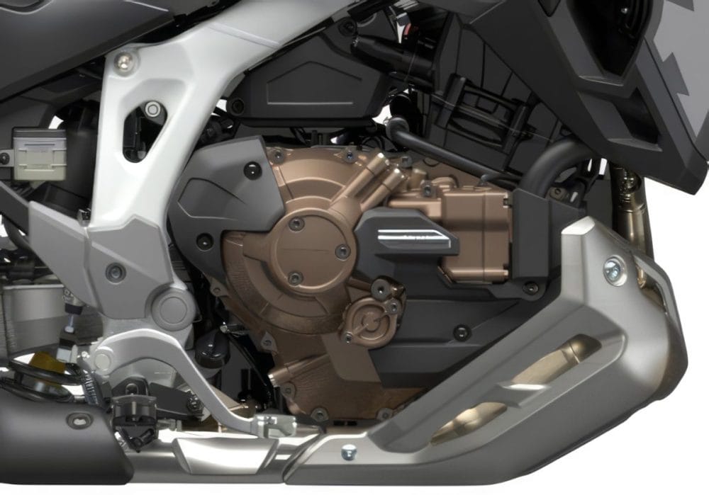 エキサイティングな走りから長距離での快適性を追求した1082ccの水冷直列2気筒エンジン