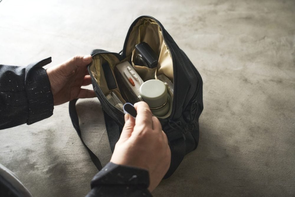 メインコンパートメントは深さもあり収納力は十分