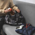 横幅44cmのボストンバッグなので、間口も広い