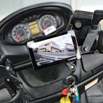 ドライブレコーダーのリヤ表示画面