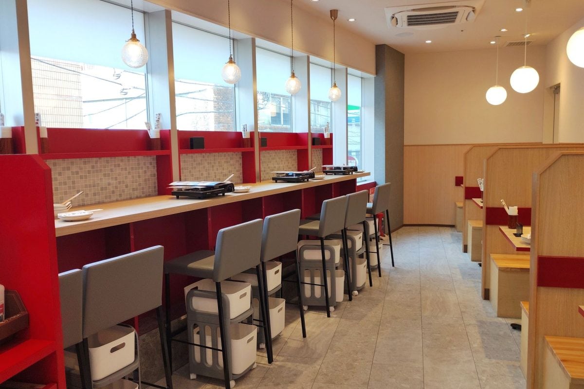 赤からの１～２人用席