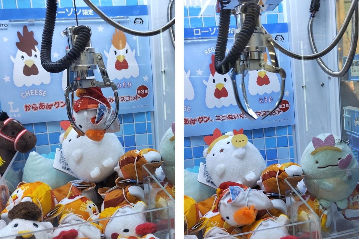 何度か持ち上がる&rarr;落下を経験