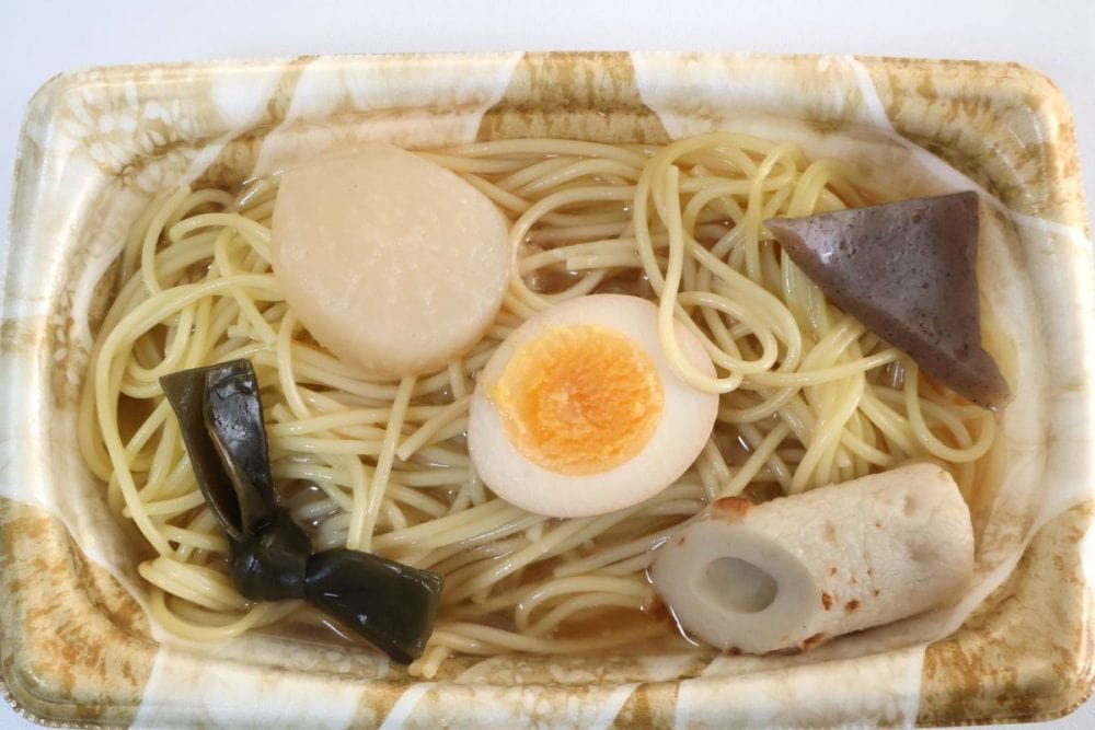 おでんとパスタは合わなそうだが・・・？