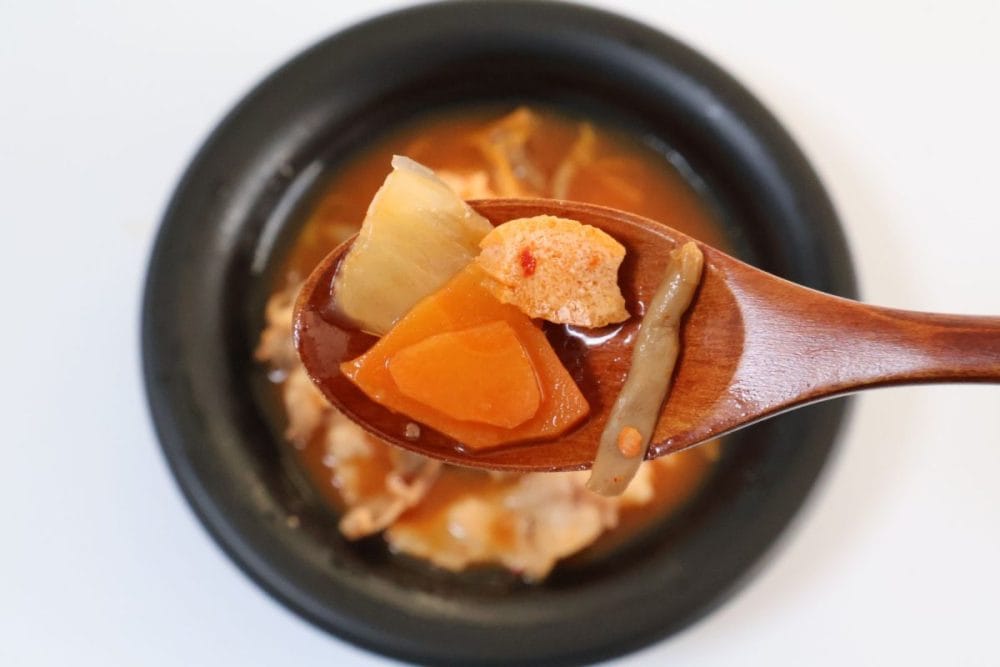 野菜は切れ端なのがリアル