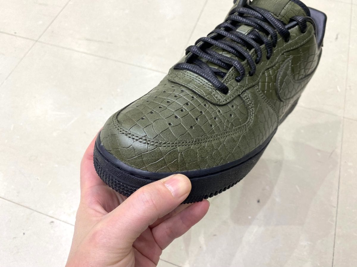 これがエアフォース1？」と思わず二度見…高級感がすごい！“クロコ柄”で