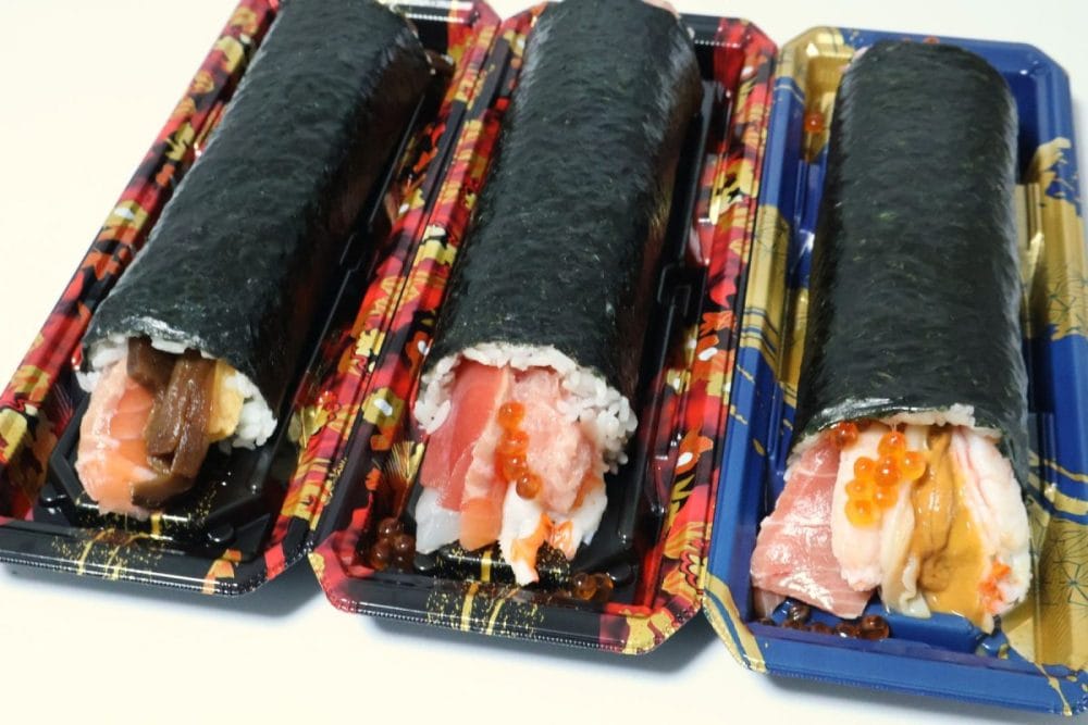 角上魚類の恵方巻