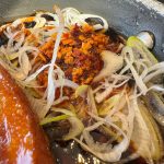 付け合わせのねぎラー油