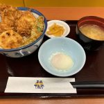 天丼てんや　たれづけ親子鶏天丼（みそ汁付）