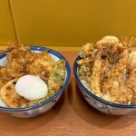 天丼てんや　『早春海老天丼』『たれづけ親子鶏天丼』