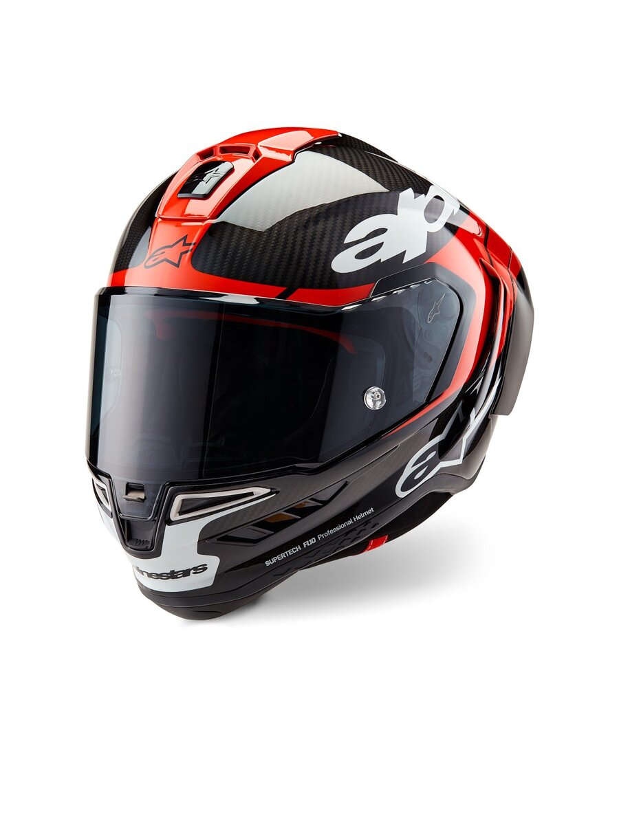 ELEMENTグラフィックのブラックカーボン/ブライトレッド/ホワイト光沢