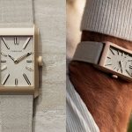 コーニッシュ「ヴィジョネア ローズゴールドサンド」￥66,000／クオーツ／24×39.5㎜／5気圧防水