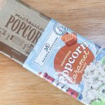 ポップコーンの素「キャラメル味」は90グラム入りで購入価格は84円です