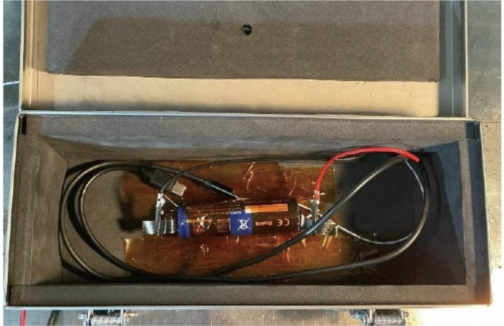 実験前のケース内の状況