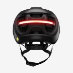 後頭部のデザインに組み込まれたLEDライト